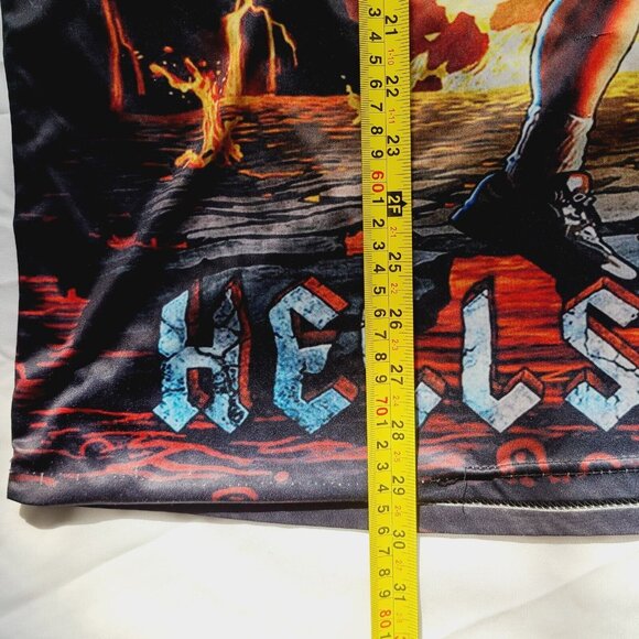 AC/DC Hells Bells Polyester Graphic T-shirt Size 3XL - Picture 3 of 9